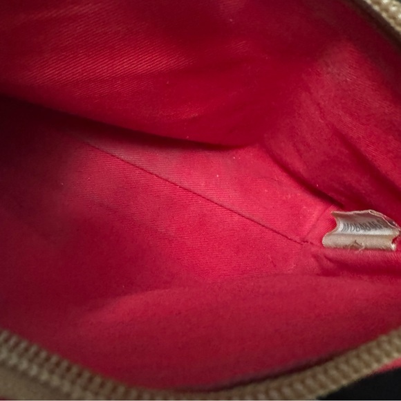 Dooney & Bourke Red Nylon Zip Pouch - Picture 8 of 10